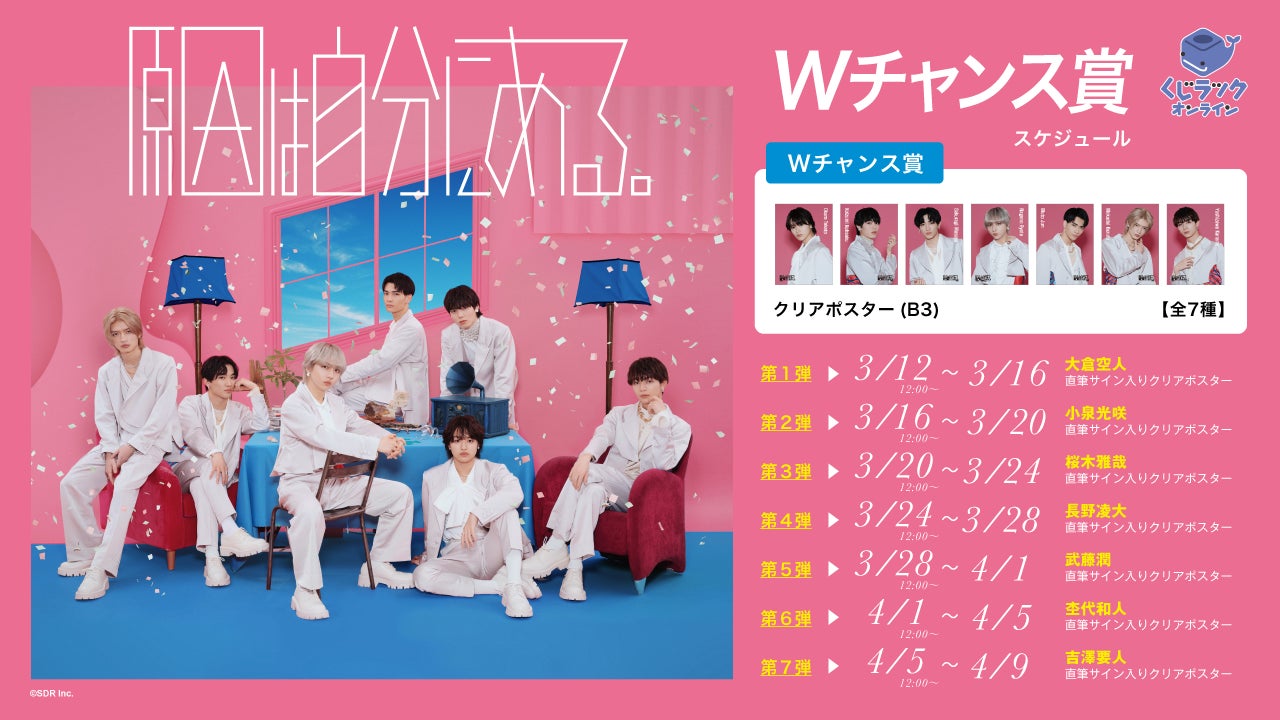 原因は自分にある。』が「くじラックオンライン」に登場!豪華